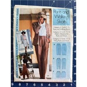 Sewing Step by Step Pants & Walking Shorts Pattern Size 4-22‎ Uncut FF